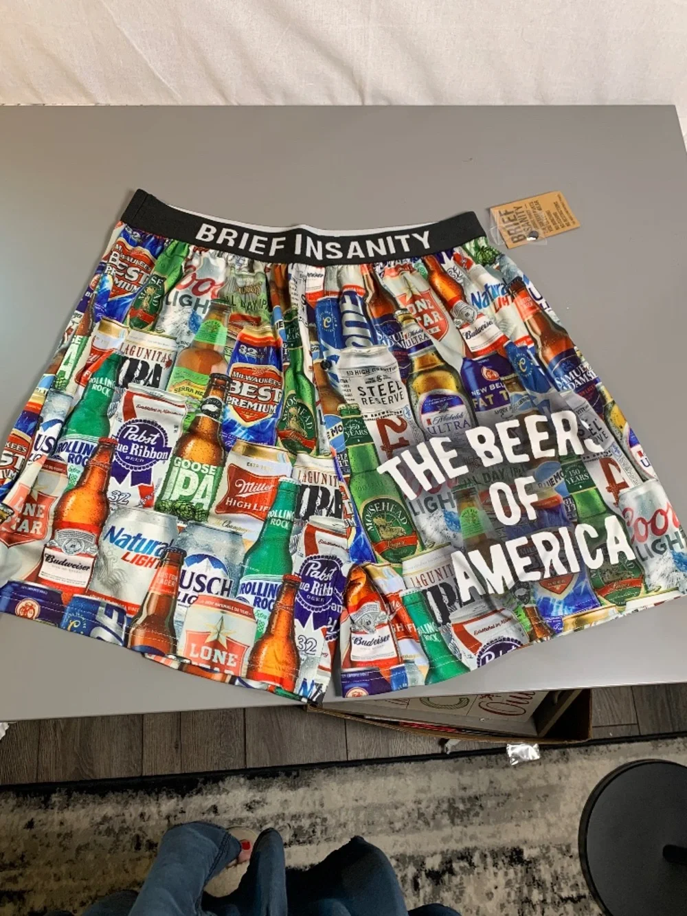 Men’s boxer briefs Beer sz XL - BEER gifts, Father’s Day, funny NWT